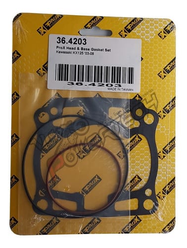 KIT JUEGO JUNTA TAPA Y BASE CILINDRO PROX KAWA KX 125 03-08