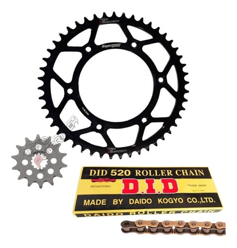 KIT TRANSMISIÓN CORONA ACERO PIÑÓN CADENA SUPERSPROX RMZ 250