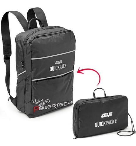 MOCHILA GIVI QUICK PACK PLEGABLE 15 LTS PARA BAUL