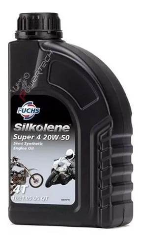 ACEITE MOTOR 4T SILKOLENE SUPER 4 20W50 SEMI SINTETICO - 1L