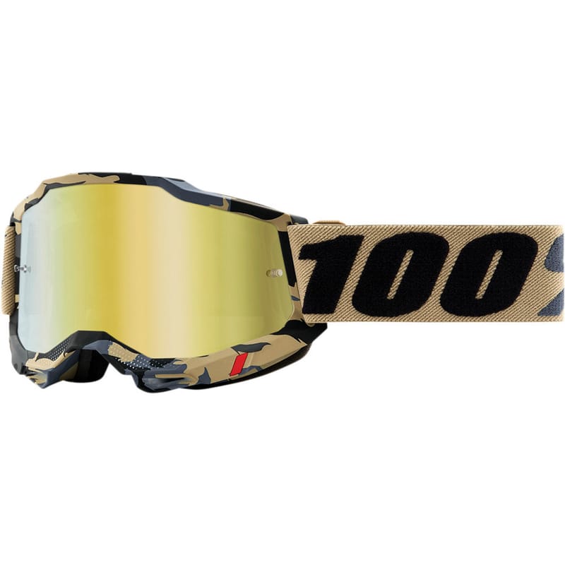 ANTIPARRA MOTOCROSS 100% ACCURI 2 TAMARC - MICA DORADA