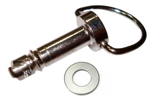 JUEGO ARANDELA Y TRABA PERNO CACHA HONDA XR 250 86 - 04