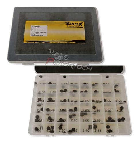 CAJA PASTILLAS VALVULAS PROX Ø9.48MM 450CC DE 1.20 A 3.50MM