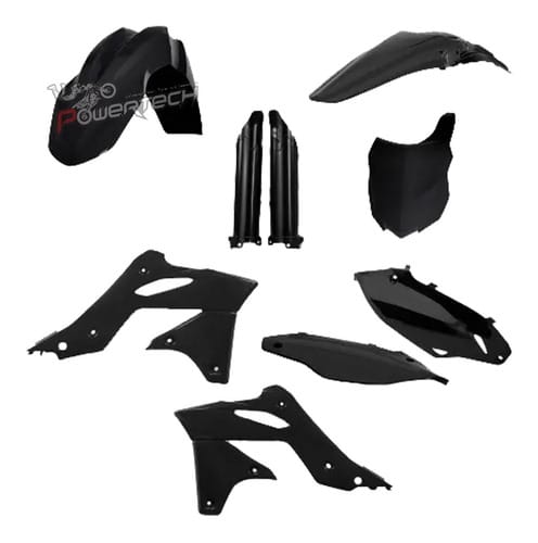 FULL KIT PLASTICOS ACERBIS KAWASAKI KXF 250 13-16 NEGRO CUOT