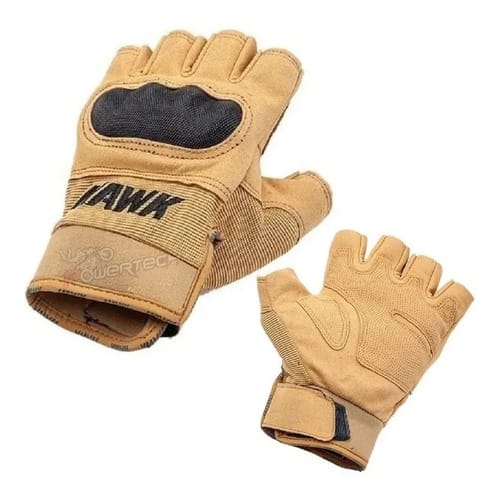GUANTES DEDOS CORTOS HAWK ARMY MOTO ENDURO