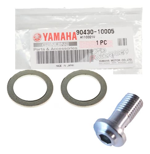 KIT TORNILLO ARANDELAS FLEXIBLE BOMBA FRENO YZ 125 14 - 15