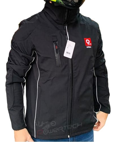 CAMPERA SOFTSHELL KEVLAR QOBU PROTECCIONES MOTO ENDURO CUO