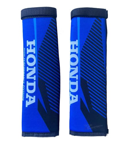 FUELLES NEOPRENE CUBRE BARRALES HONDA 26CM - NEGRO/AZUL