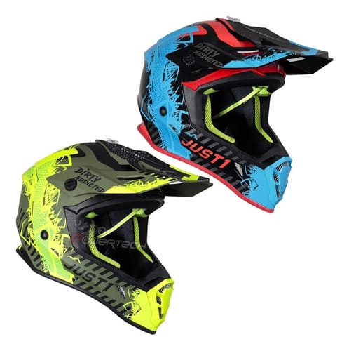 CASCO MOTOCROSS JUST1 J38 MASK ENDURO CROSS ATV UTV CUT
