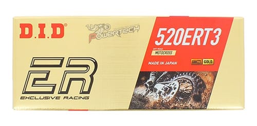 CADENA TRANSMISIÓN DID JAPON 520 ERT3 X 118 MOTOCROSS POWERT