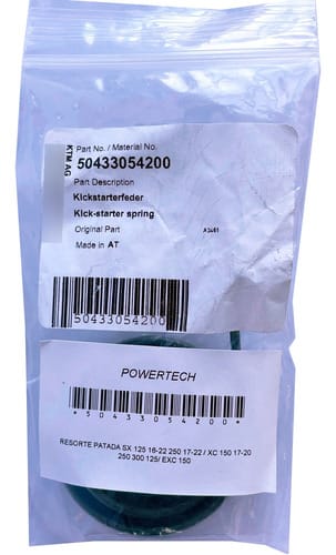 RESORTE PATADA KTM XC 250 300 17-19 125 21-22 EXC 150 22-23