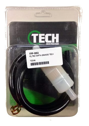 KIT FILTRO NAFTA AEREO GRANDE 60CM MANGUERA TECH