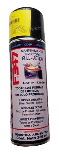 SPRAY LIMPIADOR X6 F347 MANTENIMIENTO INYECTORES 250CC CUT
