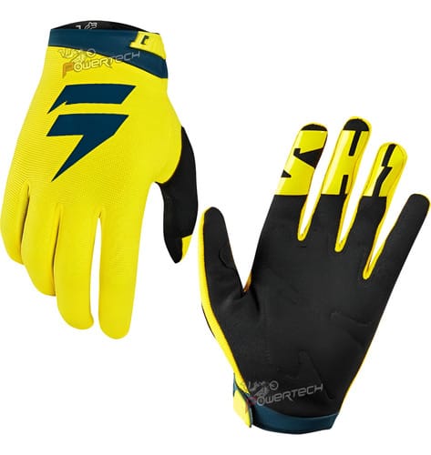 GUANTE MOTOCROSS SHIFT MX WHIT3 AIR GLOVE COLOR AMARILLO/NAV
