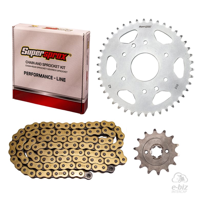 KIT TRANSMISIÓ SUPERSPROX KTM DUKE 200 14/42 PIÑON/CORONA