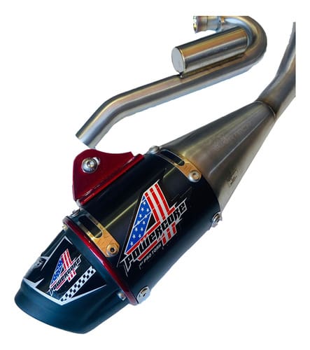 ESCAPE COMP. POWERCORE 4 - XTZ 125 - ALUMINIO - NEGRO CUT