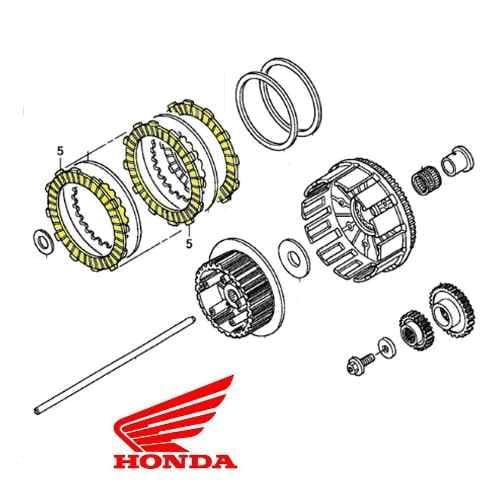 DISCO EMBRAGUE HONDA CRF 250X 04-17 / KTM SX SXF XCF 98-18