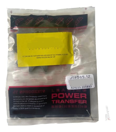 PIÑON JT YAMAHA YZ 250 2T 99-23 / YZF 400 98-99 - 12T