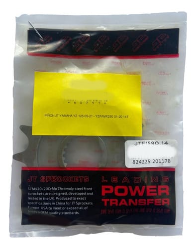 PIÑON JT YAMAHA YZ 125 05-21 / YZF / WR 250 01-20 14T CUT