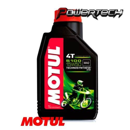 X 4 L ACEITE MOTUL 5100 - SEMI SINTETICO 15W50 - ESTER CUT