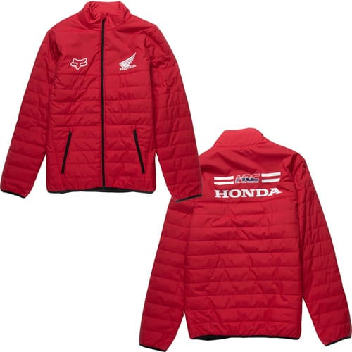CAMPERA FOX OFICIAL HONDA HRC ABRIGO PLUMA INFLABLE HOWELL