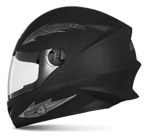 CASCO MOTO INTEGRAL PROTORK NEW LIBERTY FOUR NEGRO NEGRO LIS