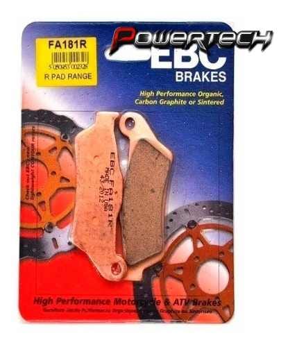 PASTILLA FRENO EBC FA181R KTM TODAS - DELANTERO CUT