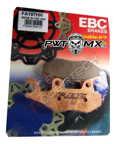 PASTILLA FRENO DELANTERO EBC HONDA TWISTER 250 FA197HH CUT
