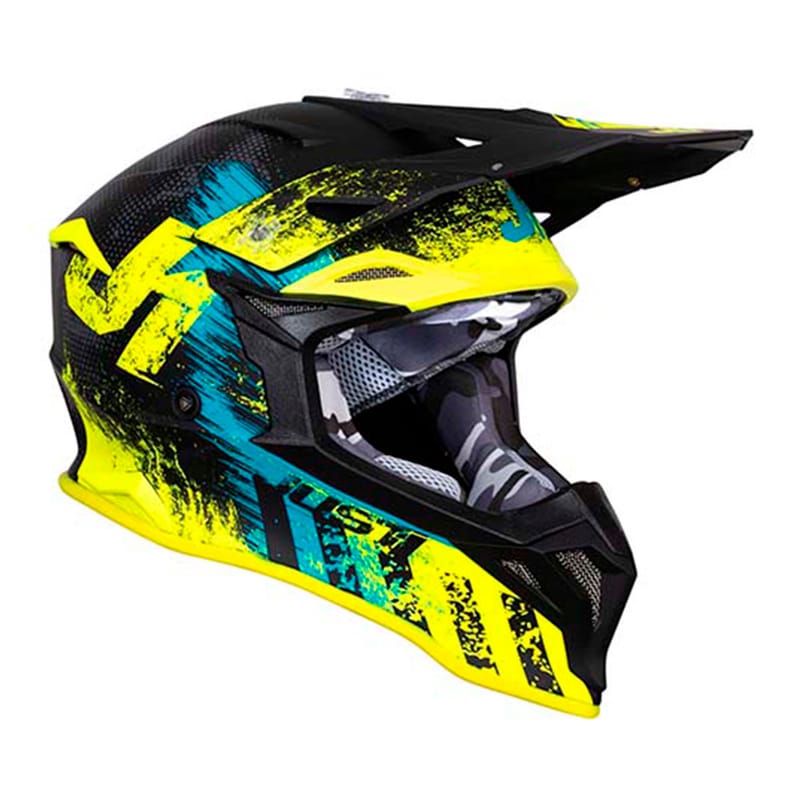 CASCO MOTOCROSS VISERA JUST1 V337 STORM CROSS ATV ENDURO AM
