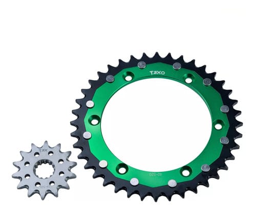 KIT CORONA PIÑON TEX KAWASAK KLX 300 21-25 40T 14T BIMETAL C