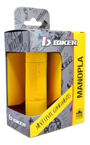 PUÑOS MOTO BIKER DIAMOND GRIP CON ALAMBRE INOX