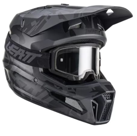 CASCO KIT MOTO 3.5 V23 STEALTH LEATT MOTOCROSS ENDURO