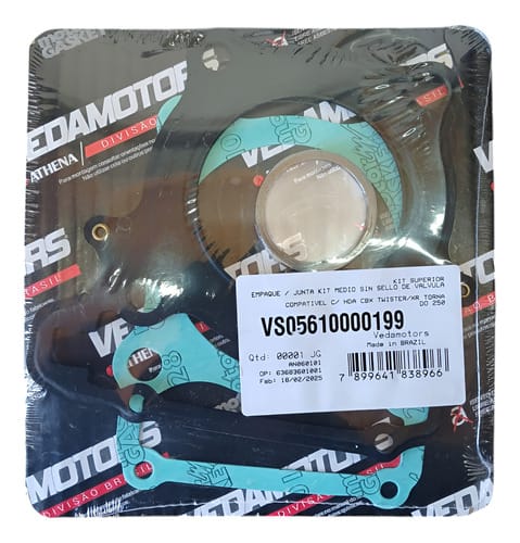 JUEGO JUNTAS VEDAMOTOR CABEZA CILINDRO HONDA CBX 250 TWISTER