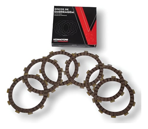 JUEGO DISCOS DE EMBRAGUE VEDAMOTORS HONDA CBX TWISTER