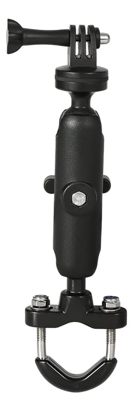 SOPORTE PARA GOPRO MOTO TIPO BRAZO MOTOWOLF ALUMINIO NEGRO