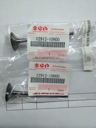 2 VALVULAS DE ADMISION SUZUKI RMZ 250 07-25 ORIGINAL JAPON