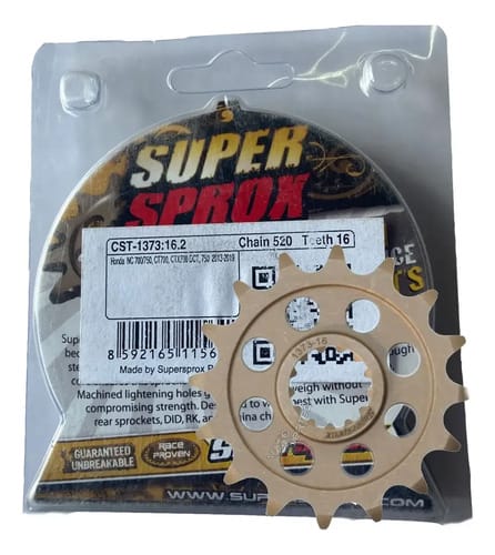 PIÑON SUPERSPROX HONDA NC 750X NC 700 - 16T 17T 17