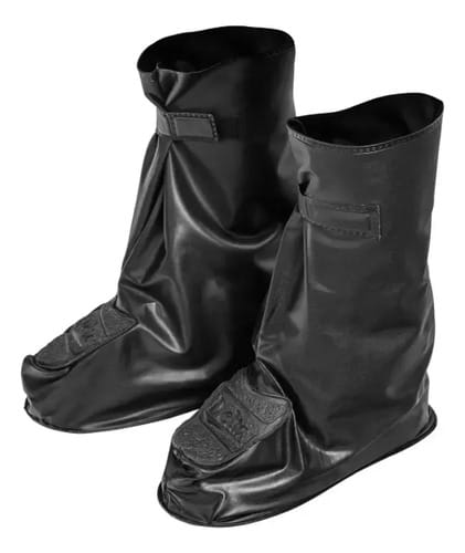 GALOCHA CALZADO MOTO DELTA LLUVIA - NEGRO NEGRO M / 38-40