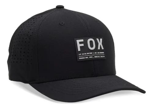GORRA FOX RACING NON STOP TECH FLEXFIT COLOR BLACK TALLE LXL