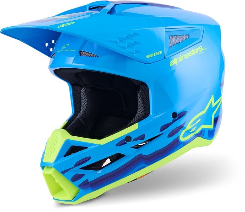 CASCO MOTOCROSS ENDURO ALPINESTARS S-M3 FORCE OFF ROAD CUT C