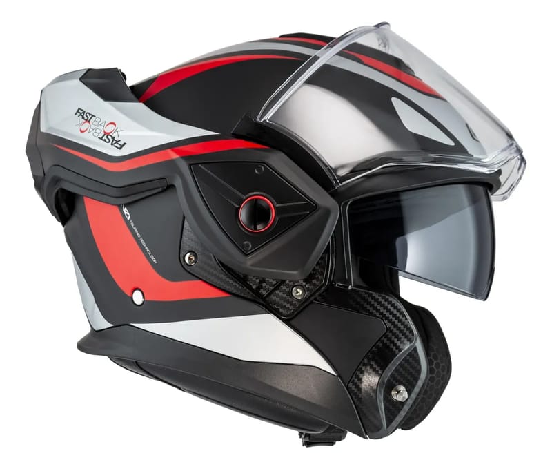 CASCO REBATIBLE 180 NZI FASTBACK DUO SUMMUM DOBLE VISOR NEGR