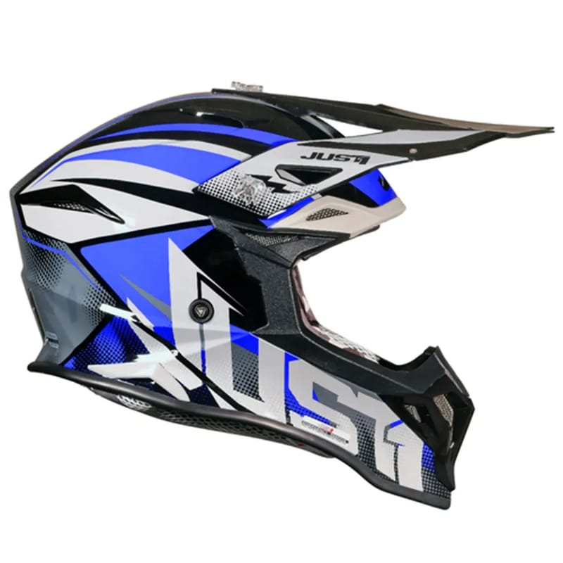 CASCO MOTOCROSS OFF-ROAD JUST1 J39 REVO ENDURO ATV - CUT AZU