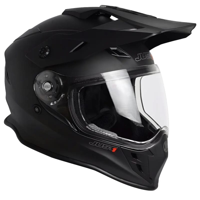 CASCO ADVENTURE CROSS OFF-ROAD JUST1 J34 SOLID NEGRO MATE NE