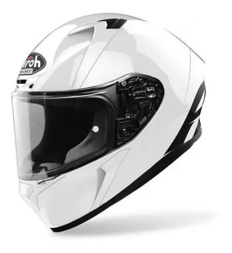 CASCO AIROH VALOR WHITE GLOSS BLANCO L