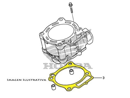 JUNTA BASE CILINDRO HONDA CRF 250 450 05-16 - ORIGINAL HONDA