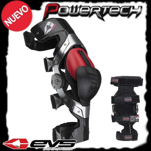 RODILLERA ARTICULADA EVS AXIS PRO PROFESIONAL CARBONOTITANIO