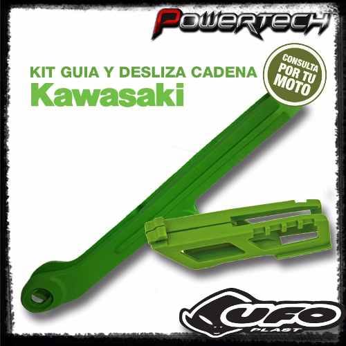 KIT GUIA Y DESLIZA CADENA HORQUILLON KAWASAKI KXF 250 450