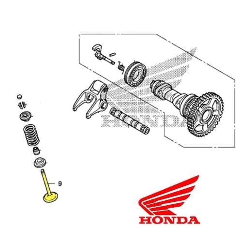 2 VALVULAS ESCAPE ORIGINAL HONDA CRF 250 10 - 11