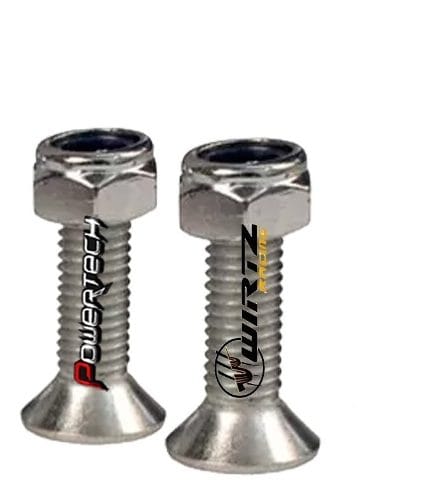 TORNILLO Y TUERCA DE CORONA CRF YZF KXF 8 X 30 MSR PACK X 2