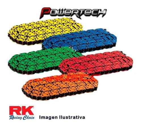CADENA RK ROJA REFORZADA CON O RING 520 X 118 MOTOCROSS